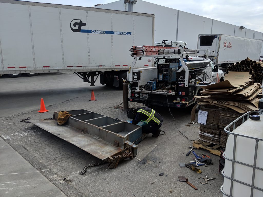 R-Doors field work at an industrial facility